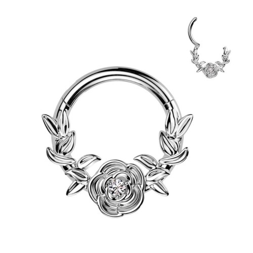 Segment kruh - helix / cartilage / tragus piercing TITAN (1,2 x 8 mm)