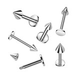 Piercing do brady - kónus (3 x 3 mm, 1,2 x 6 mm)