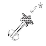 Piercing do brady - labreta TITAN (1,2 x 8 mm)