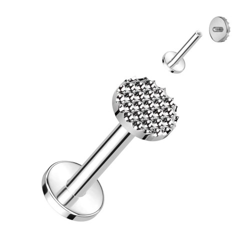 Piercing do brady - labreta TITAN (1,2 x 8 mm)