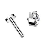 Piercing labreta titan Kitty (čirý 1,2 x 8 mm)