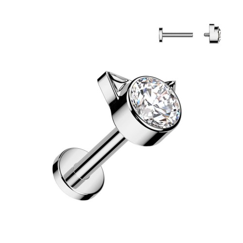 Piercing do brady titan Kitty (čirý 1,2 x 6 mm)