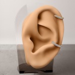 Zlatý piercing - segment kruh, Au 585/1000