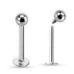 Piercing do brady - labreta TITAN (3 mm, 1,2 x 12 mm)