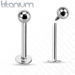 Piercing do brady - labreta TITAN (3 mm, 1,2 x 12 mm)
