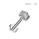 Piercing do brady - PUSH IN labreta TITAN, 1,2 x 8 mm