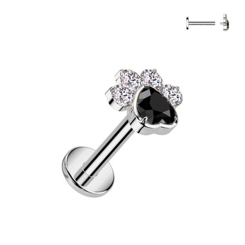 Piercing do brady - labreta TITAN (1,2 x 6 mm)