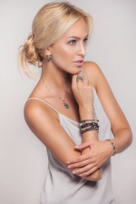 Stříbrné náušnice visací s krystaly Swarovski mix barev kulaté 31176.4 colorado