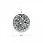 Přívěsek bižuterie se Swarovski krystaly kulatý 54041.5 calvsi