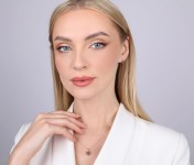 Zlatý 14 karátový náhrdelník žluté zlato s černou říční perlou 92P00030 black