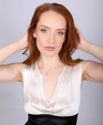 Zlaté 14 karátové náušnice slza bílé zlato s růžovou říční perlou a brilianty 81PB00052 pink