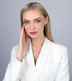 Zlaté 14 karátové náušnice visací s říční perlou a brilianty 91PB00039