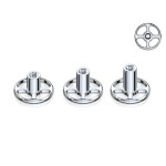 Microdermal base - kotva TITAN, závit 1,6 mm (výška 3 mm)