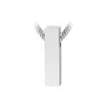 Navlékací ocelový přívěsek iniciála - písmeno I