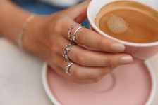 Stříbrný prsten Hot Diamonds Willow DR207 K vel. 50