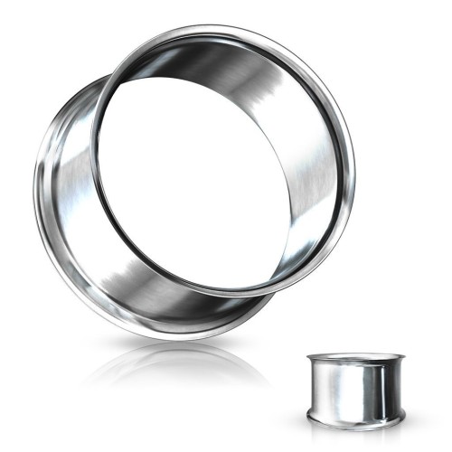 Ocelový tunel do ucha (42 mm)