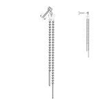 Labreta /  helix / tragus piercing -  motýlek (1,2 x 8 mm)