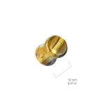 Plug do ucha z tygřího oka (19 mm)