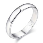 Stříbrný prsten šíře 4 mm (57)