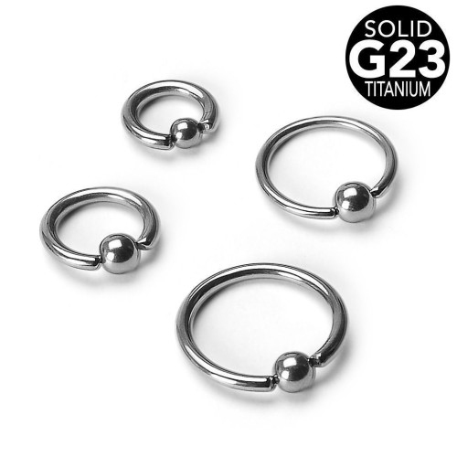 Piercing - kruh titan tl. 1,0 mm (1 x 10 x 3 mm)