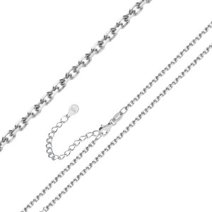 Stříbrný řetízek očkový ANKER, tl. 1,3 mm