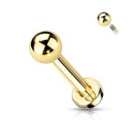 Černý piercing do brady TITAN (1,2 x 6 mm)