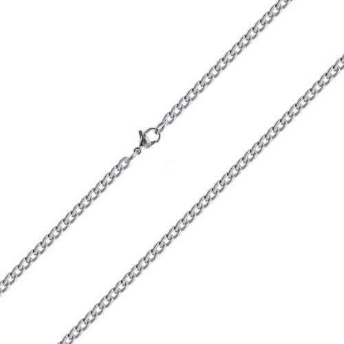 Ocelový řetízek, šíře 4 mm (45 cm)