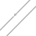 Ocelový řetízek, šíře 4 mm (60 cm)