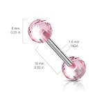 Piercing do jazyka čirý