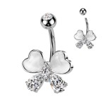 Piercing do pupíku - mašlička