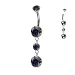 Visací piercing do pupíku - TITAN