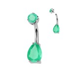 Piercing do pupíku - TITAN, Onyx