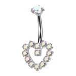 Piercing do pupíku srdce - TITAN