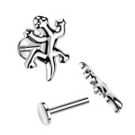 Piercing do brady labreta TITAN (1,2 x 6 mm)