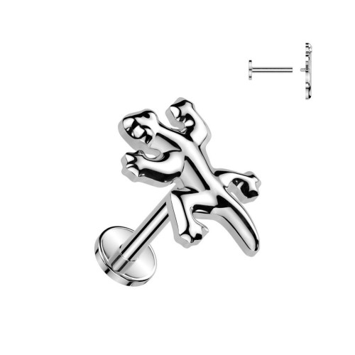 Piercing do brady labreta TITAN (1,2 x 6 mm)