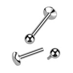 Piercing do brady - labreta titan (1,2 x 12 mm)