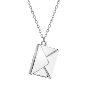 Stříbrný náhrdelník obálka-psaníčko 62039