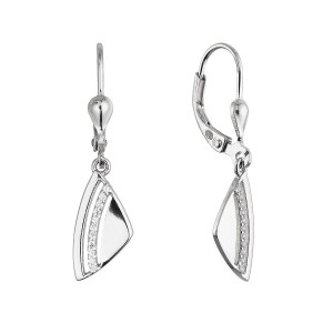 Stříbrné visací náušnice 11610.1