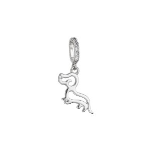 Stříbrný přívěsek pes jezevčík 14053.1 crystal