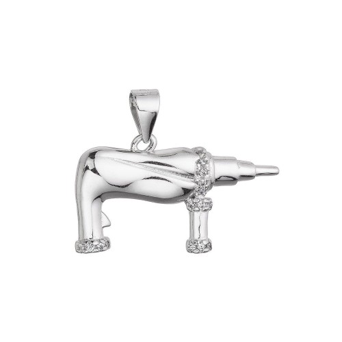 Stříbrný přívěsek vrtačka 14060.1 crystal