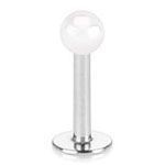 Piercing do brady - labreta (modrá)