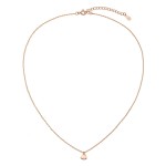 Pozlacený stříbrný set náhrdelníků pro maminku a dceru 62047 rose gold
