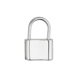 Stříbrný přívěsek visací zámek 64098