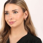 Pozlacené stříbrné náušnice oválné 61120