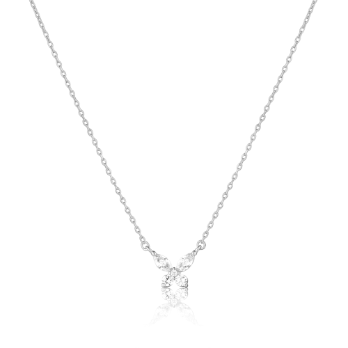 Stříbrný náhrdelník s motýlkem