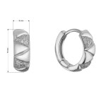 Stříbrné ozdobné kruhy 11765.1