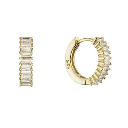 Pozlacené kroužky se zirkony 11771.1