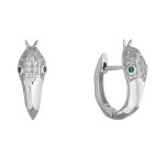 Stříbrné kroužky ve tvaru hada 11776.1