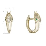 Pozlacené kroužky ve tvaru hada 11776.3