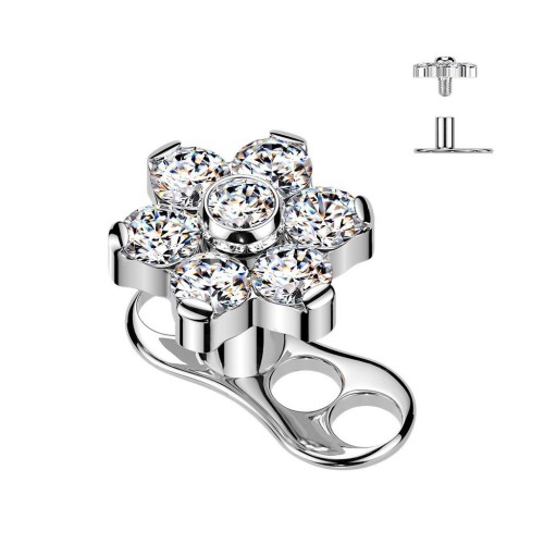 Kompletní microdermal piercing TITAN